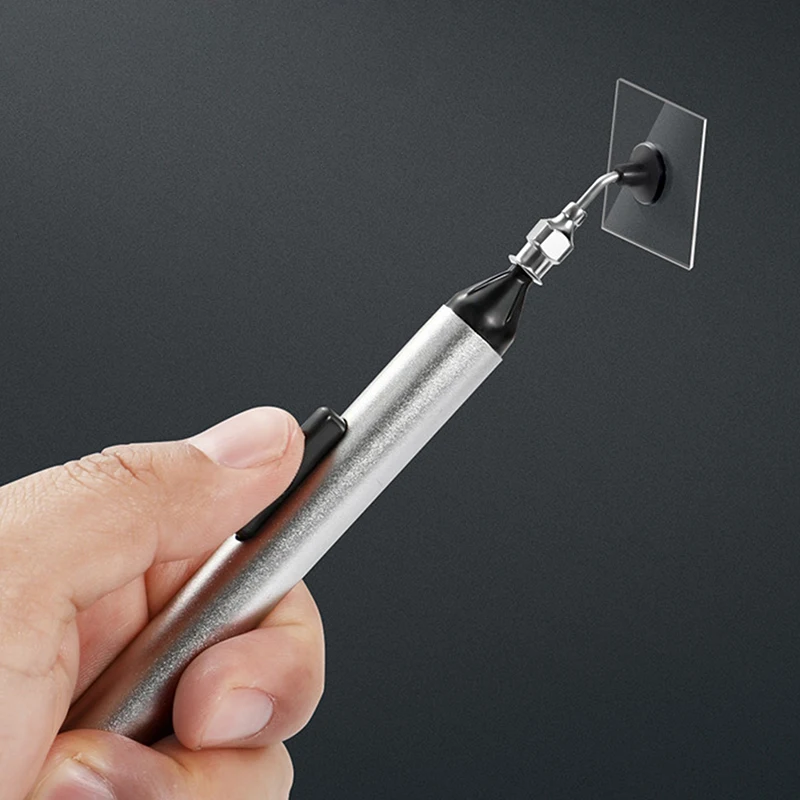 Manually Pumping IC Tool Vacuum Suction Pen Solder Picker Hand Tool Set With 3 Sizes Sucking Alternative Tweezers