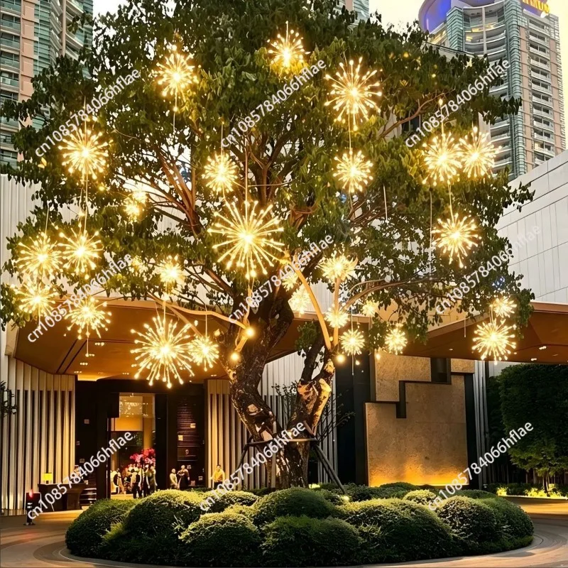LED Colorful  Light Outdoor Waterproof Hanging Tree Landscape Atmosphere Decorative Light