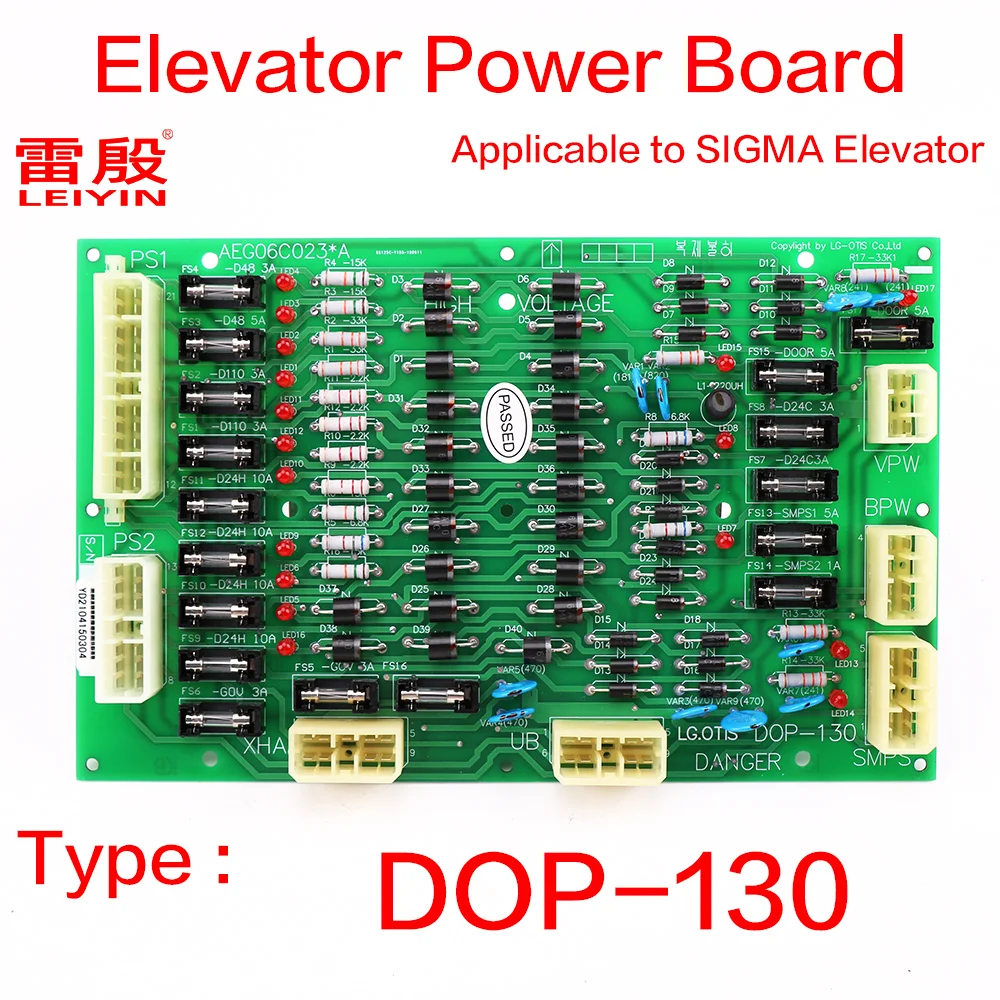 1Pcs Applicable to SIGMA Elevator Control cabinet power board Transformer board Insurance DOP-130