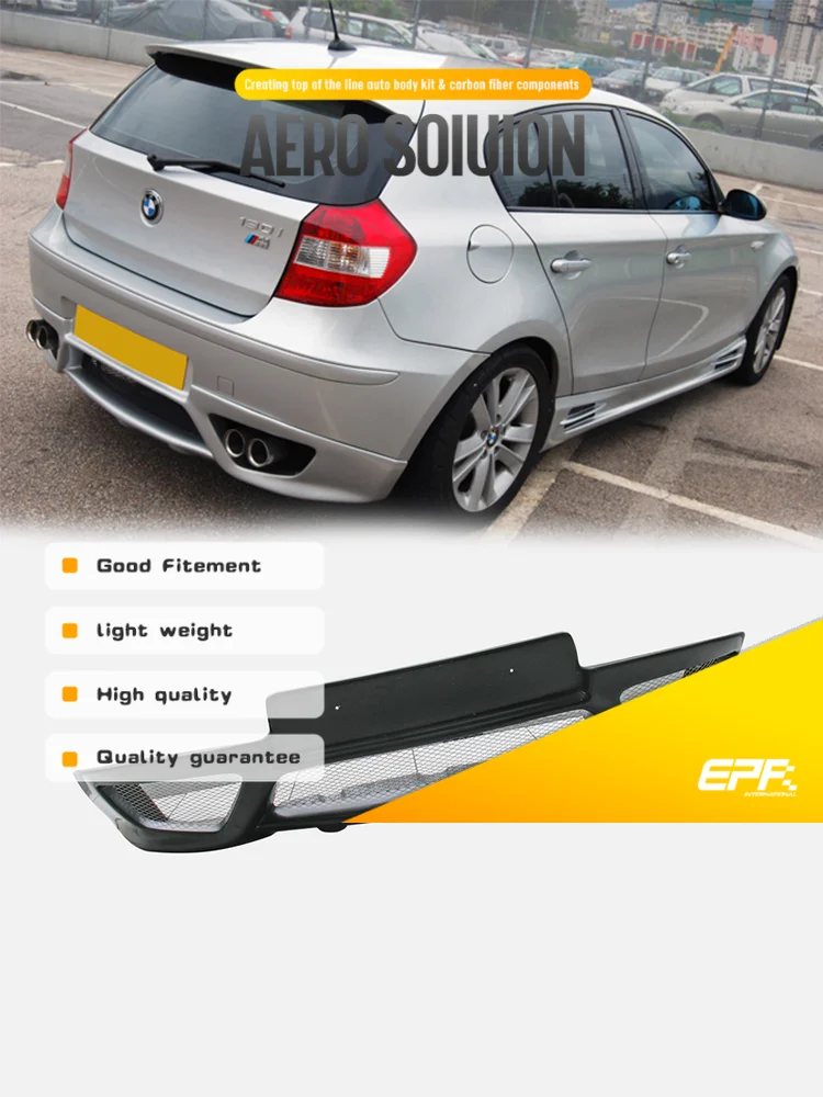 

For BMW 1 Series E87 5door Hatchback RIG-Style Rear Lip, Aerodynamic Sporty Look