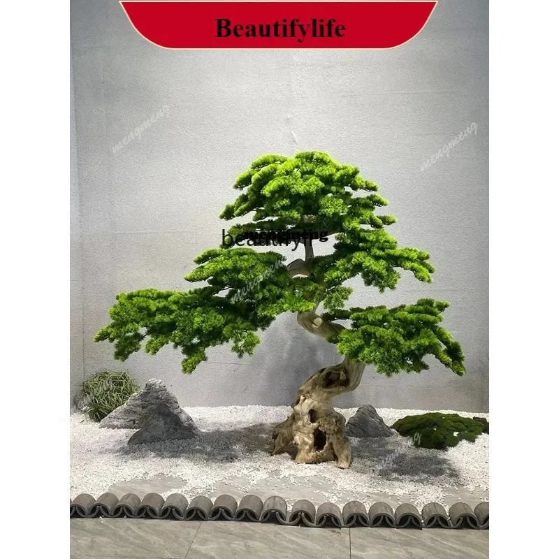 Artificial Greeting Pine Landscape Fake Trees Shopping Mall Hotel  Landscape Furnishing ArticlesX