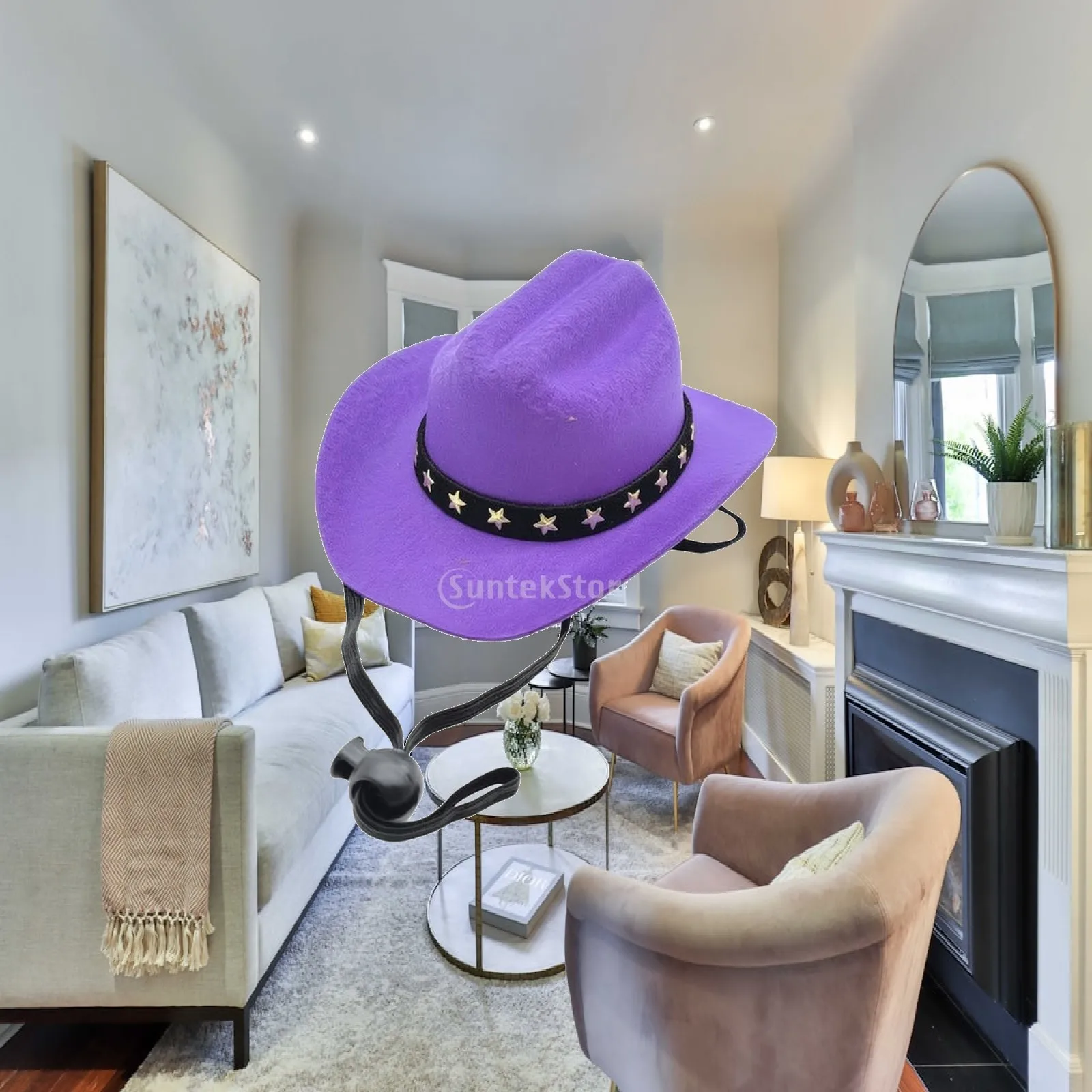 cowboy-hat-with-bandana-breathable-cowboy-hat-with-chin-cord-costume-accessory-classic-long-lasting-for-garden-parties