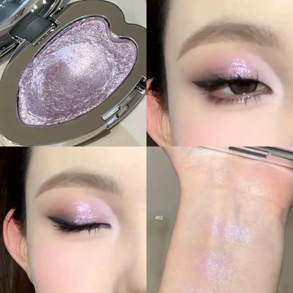 スパークルグリッターアイシャドウ シマーダイヤモンド ブライトニング メタリックパールアイシャドウ マルチクロームアイハイライターパレット