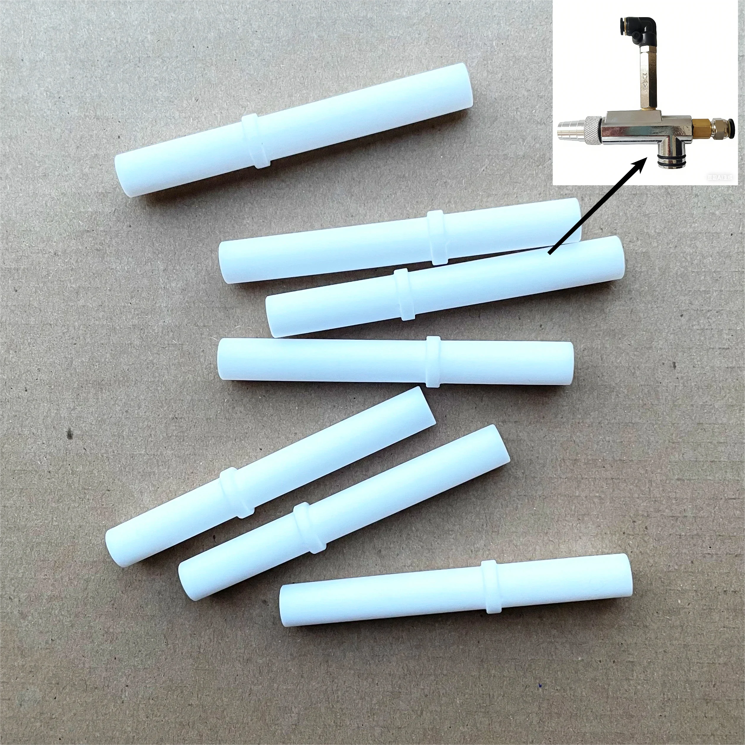 Replacement Nozzle Plug-in Sleeve Insert Core Tube for Powder Pump Injector Electrostatic Spraying Machine