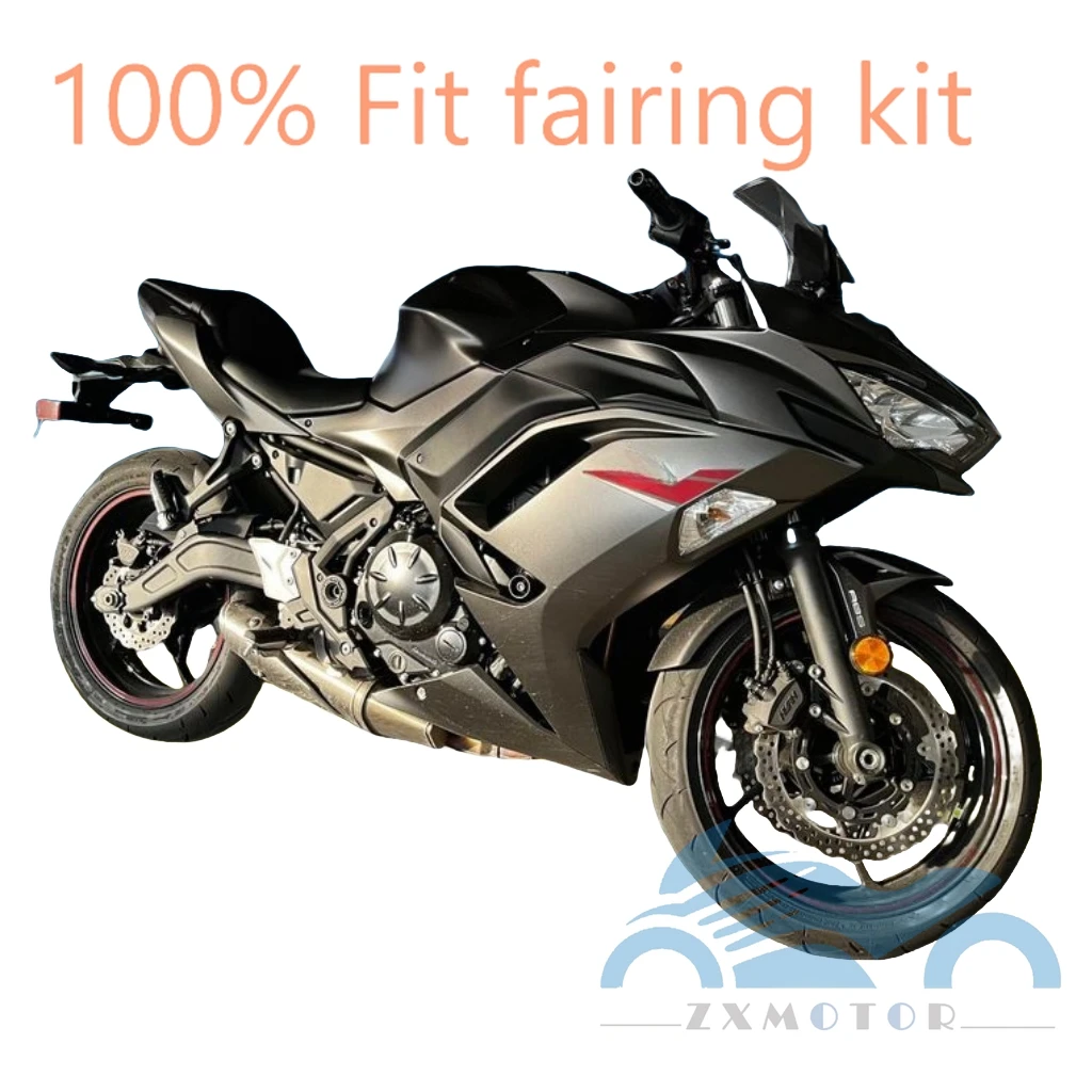 Matte Black Fairing kit For Kawasaki Ninja650 ER-6F EX 650 2021 2022 2023 NINJA650R 20 21 22 23 ABS Bodywork cowling