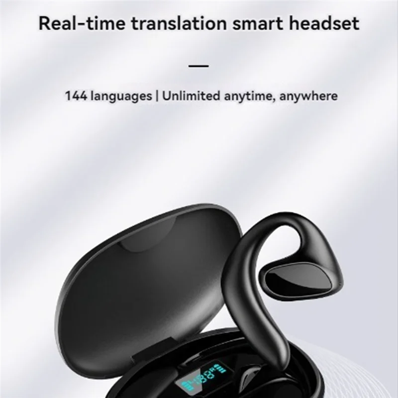 Excellent-Language Translation Earbuds Two-Way Real-Time Translation Language, Instant Voice Translation Business Learning