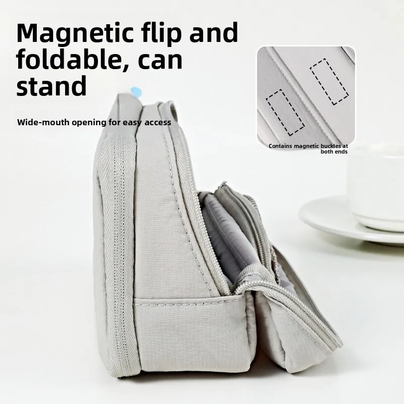 KOKUYO Campus Standing Pencil Case Large Capacity Expansion Pencil Box Student School Examination Storage Stationery