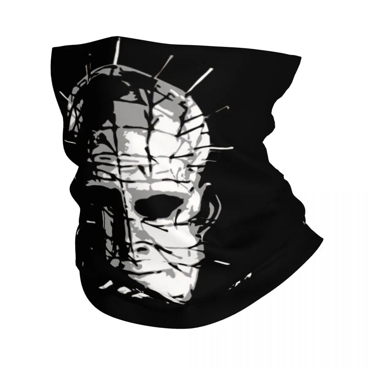 Hellraiser Neck Gaiter Face Scarf Cover Neck Gaiter Men Women Bandana Scarf Thin Summer