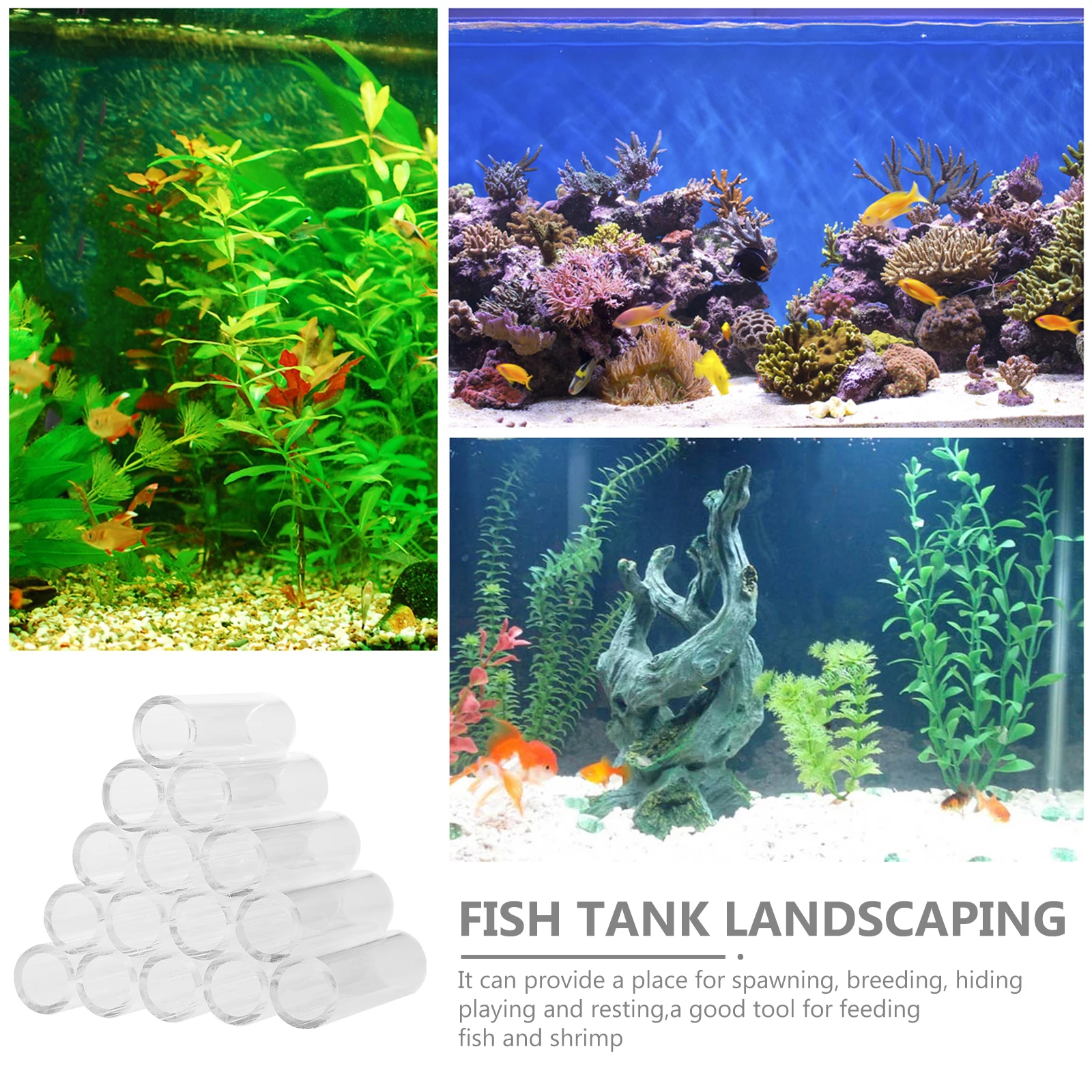 

Crystal Shrimp Nest Fish Tank Hideout Shelter House Acrylic Cave Decor Aquarium Ornaments Hiding Spawning Breeding Fish