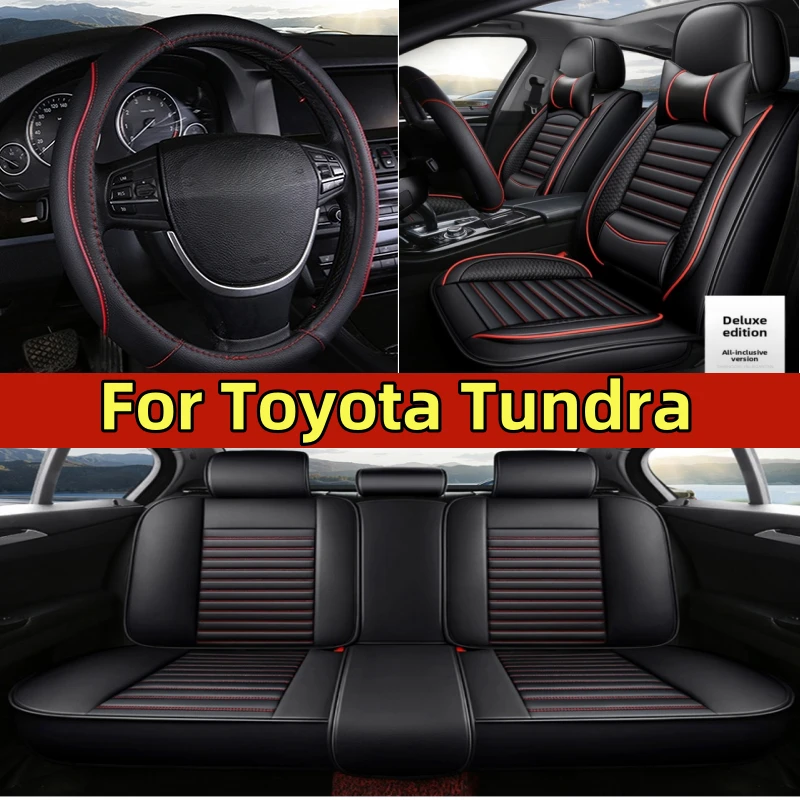 

For Toyota Tundra Car Seat Cover PU Leather Waterproof and wear-resistant All-inclusive luxury car seat cushion Protective cover