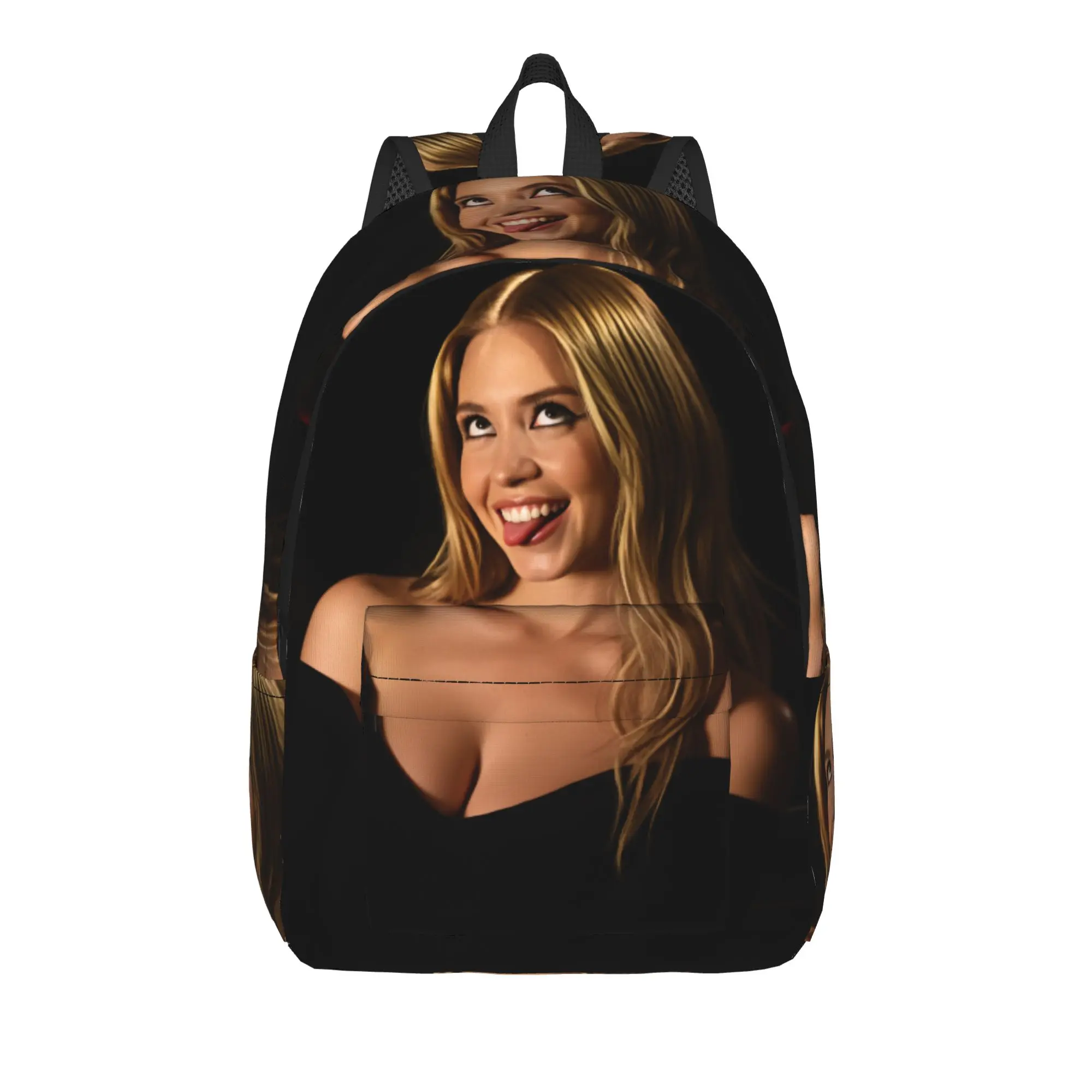 American Actress Sydney Sweeney (1) Backpack  Cool Backpacks Unisex Trekking Durable School Bags Designer Rucksack