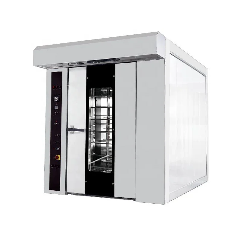 32-Tray Diesel Rotary Oven For Bread Making - Bakery Equipment Commercial Grade Rotating Rack Oven For Pastries And Cakes