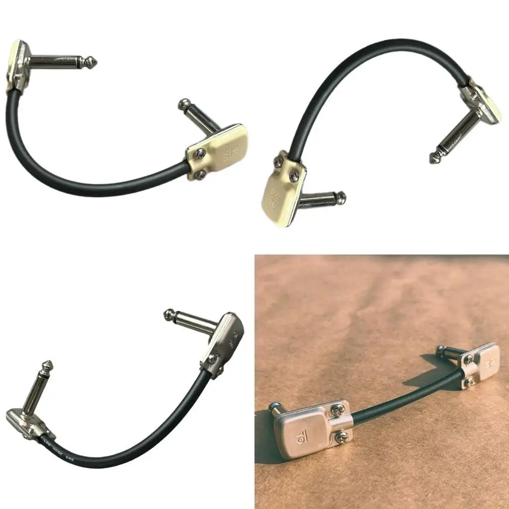 

U2JB патч-кабель для гитарных педалей, низкий уровень шума, хорошее качество, патч-кабель, прямоугольный