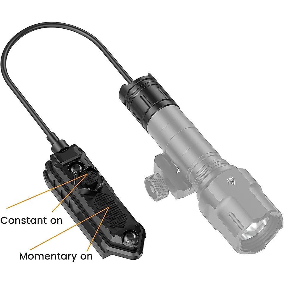 Tactical Dual Function Remote Pressure Switch for MDG-003 Compatible with Mlok and Picatinny Rail