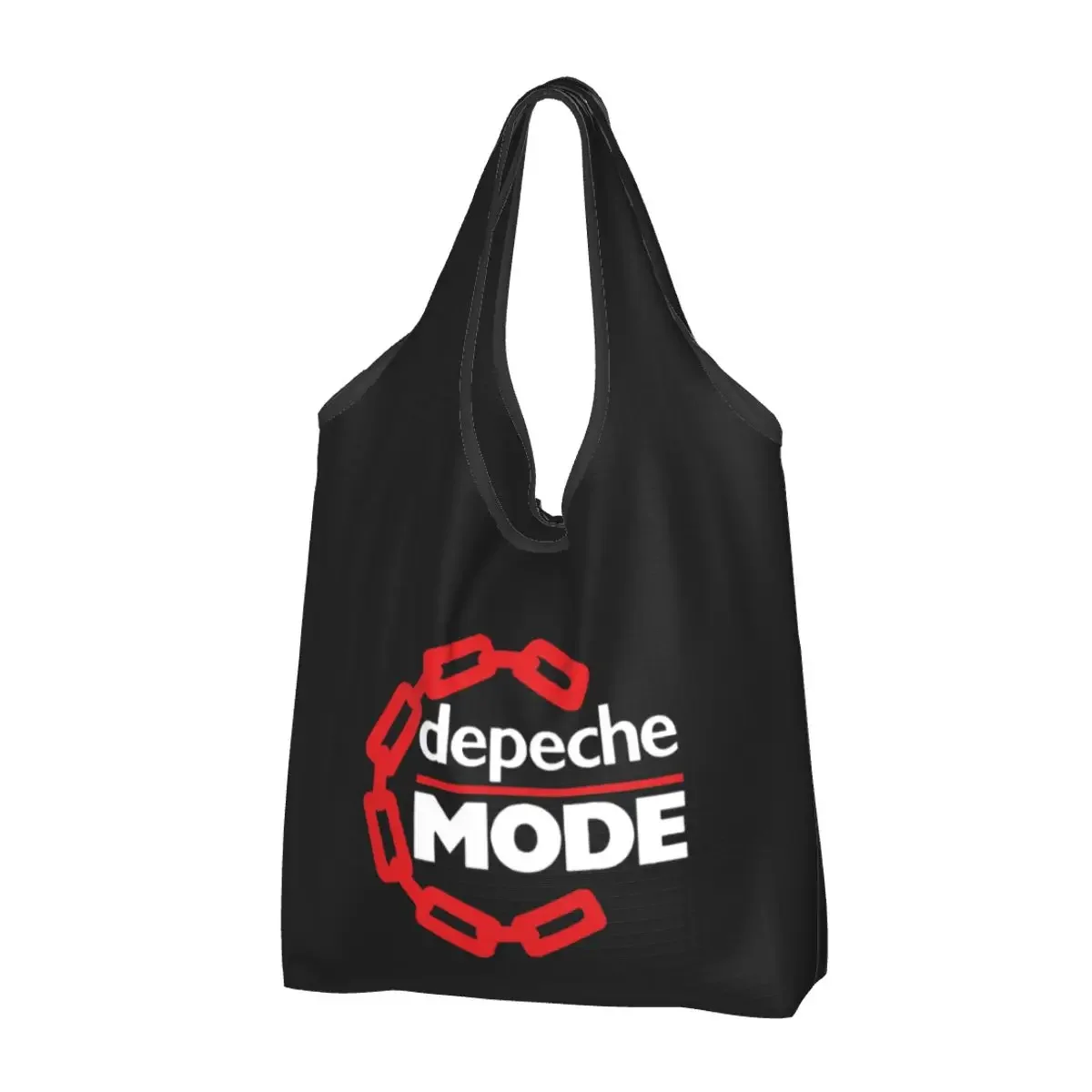 Depeche Cool Mode Electronic Rock продуктовая сумка-тоут для покупок женская забавная сумка-шоппер на плечо большая вместительная сумка