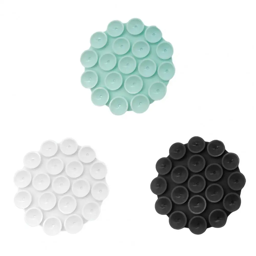 차량용 휴대폰 브래킷, 낙하 방지 실리콘, 19 그레인, 단면 흡입 컵, 휴대폰 거치대, 가정용 용품