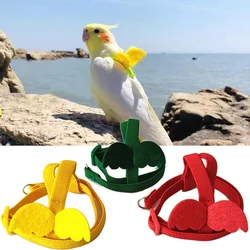 Long Cable Bird Harness Leash Anti-Bite Training Rope Decorative Lightweight Parakeet Parrot Vest Rope for Bird  Parrot Leash