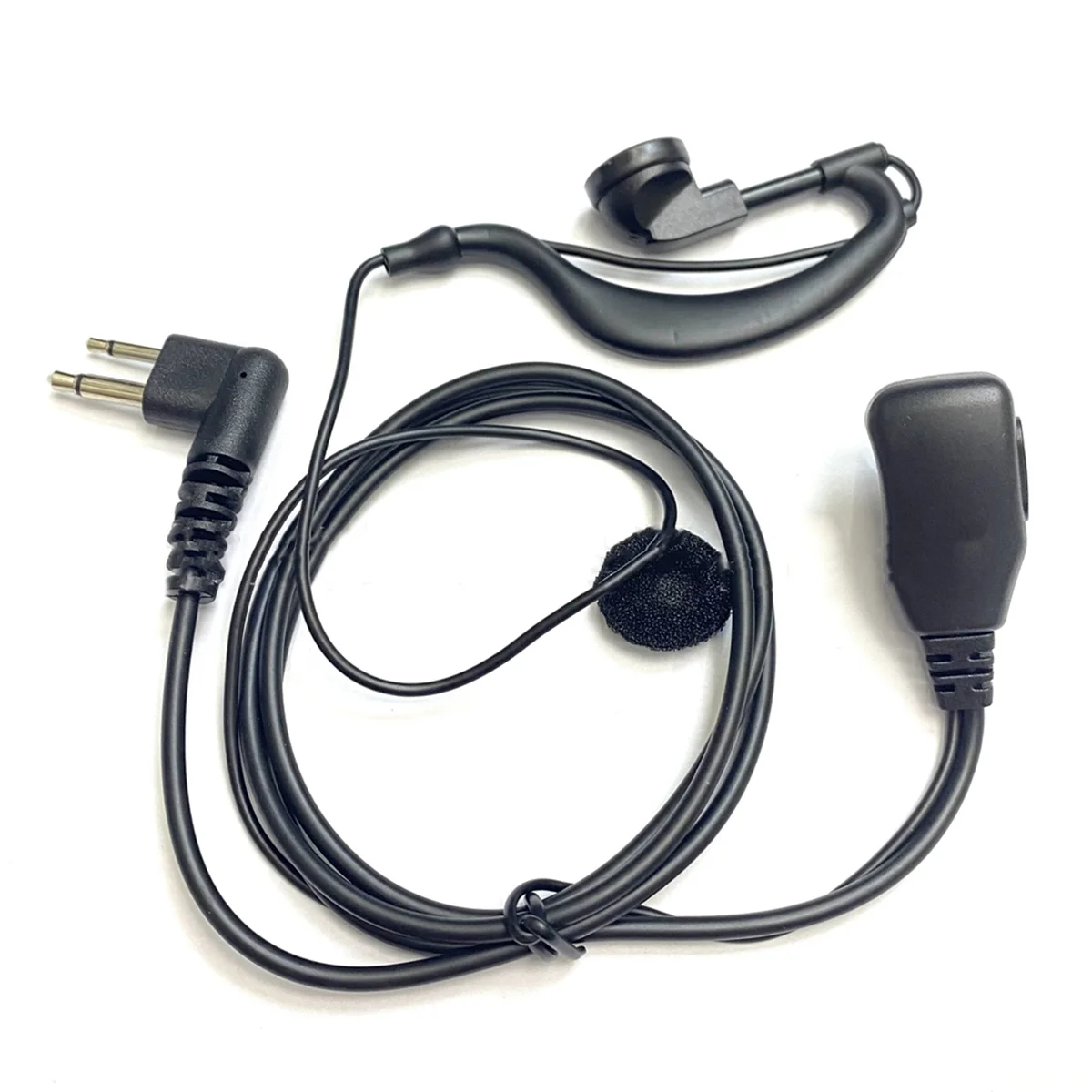 A57G-Earhook سماعة أجهزة الاتصال اللاسلكية مع MIC M Plug سماعة أجهزة الاتصال اللاسلكية العالمية لموقع بناء الفندق