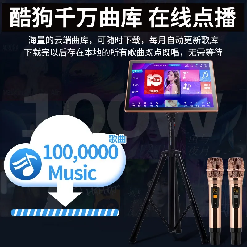 

Уличная портативная караоке-система «Всё в одном» для дома с DSP-реверберацией