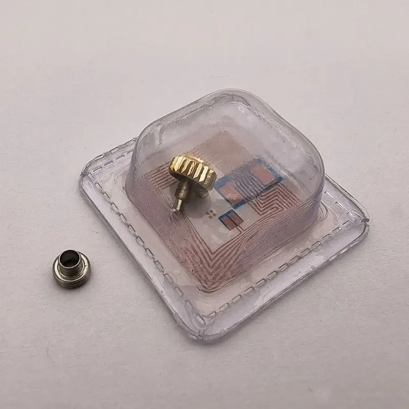 1 個 5.3 ミリメートル 904L ステンレス鋼ゴールドカラーメッキ時計クラウン RLX 26 ミリメートルデイトジャスト 69173 用、時計部品