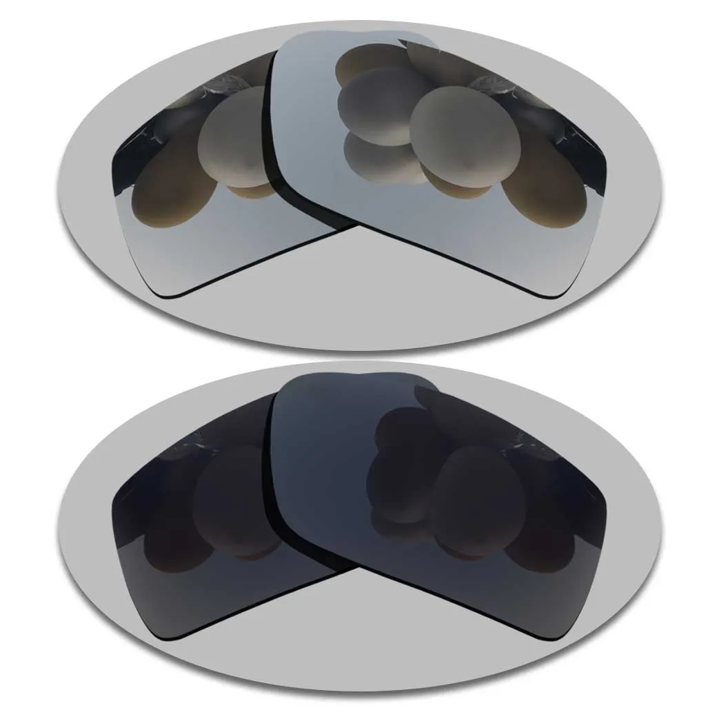 

Silver&Grey Black Lenses Replacement For-Costa Del Mar Reefton Polarized Sunglasses