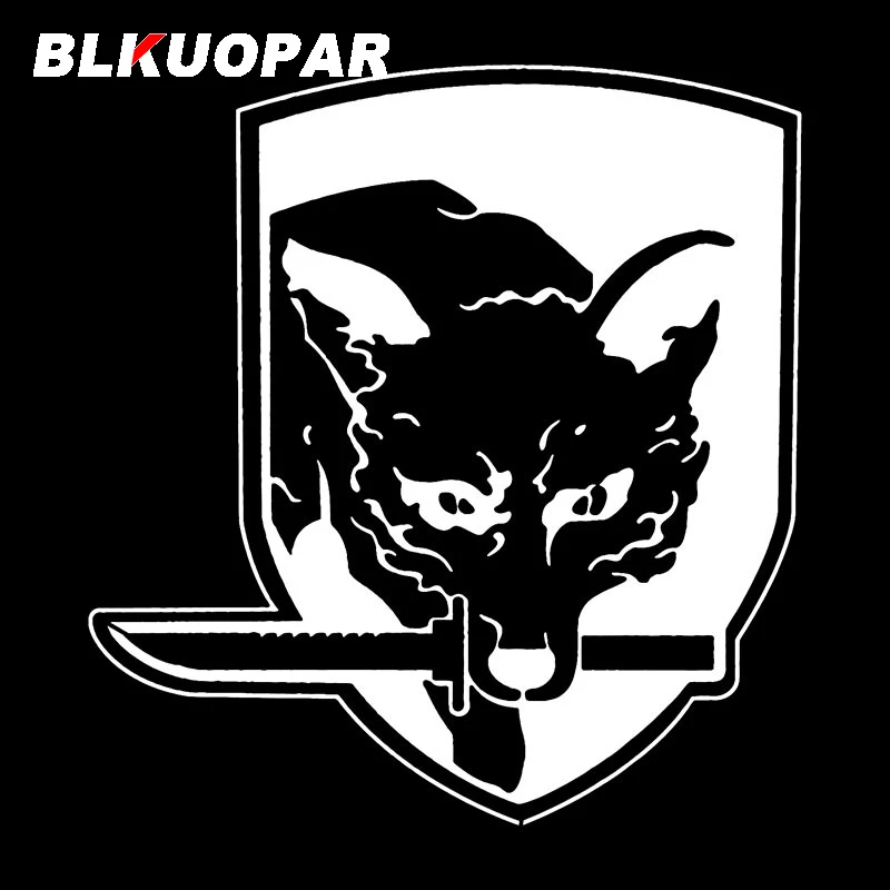 BLKUOPAR Fox Hound Car Stickers Scratch-Proof Graphics Personality Decal Decal Refrigerator Motorcycle Windshield Car Styling