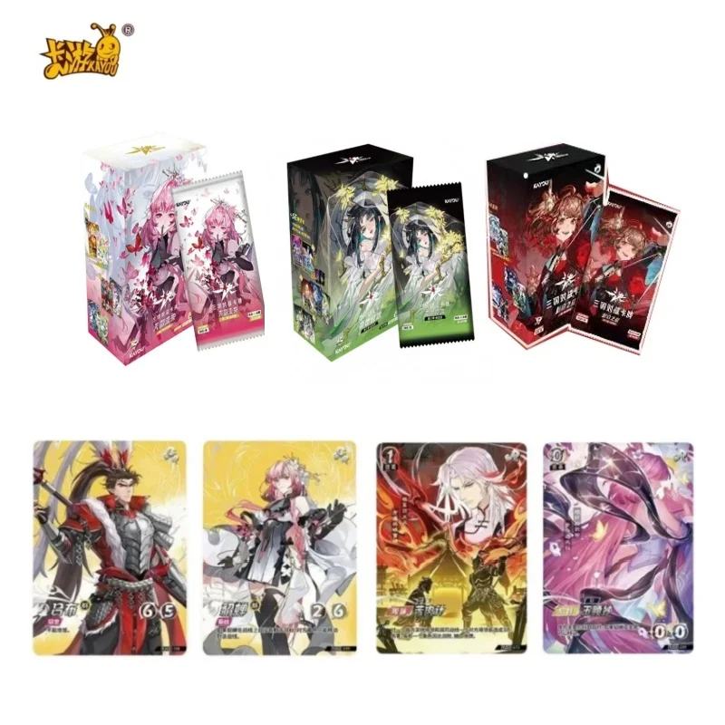 

KAYOU Genuine Ultimate Three Kingdoms Battle Card Supplement Pack Tian Zheng Wei Yang Anime Peripheral Cards Series Kids Gifts