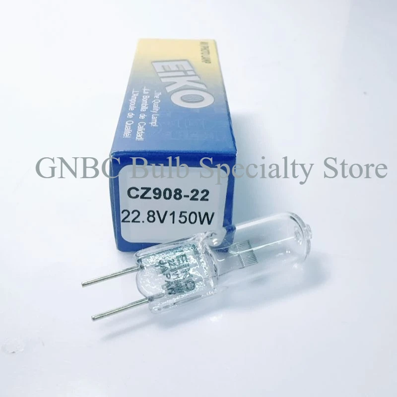 22.8V 150W Halogen Bulb CZ908-22 CZ906-24 for Kenswick Lily Martin Surgical Shadowless Lamp Operating Light Bulb G6.35 Base