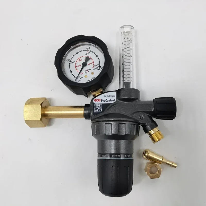 GCE pressure reducer with flow tube New Ar/CO2 factory pressure reducing valve Argon carbon dioxide mixture G5/8