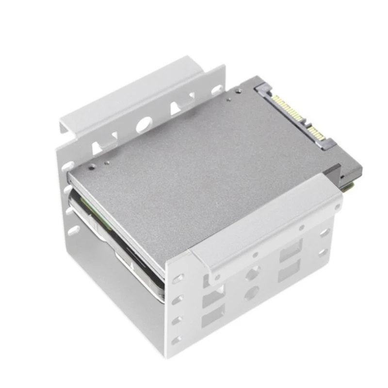 4x 2,5 Zoll auf 3,5 Zoll HDD-Montageadapter SSD-Halterung für Desktop-Rahmen