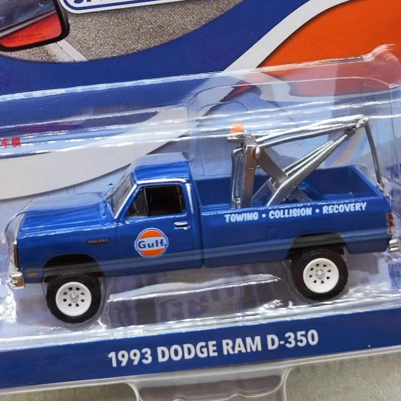 

Greenlight 1:64 Gulf Oil, Dodge Ram D-350 и вставный фаркоп, коллекция игрушек, маленькие подарки, модель, настенный кулон