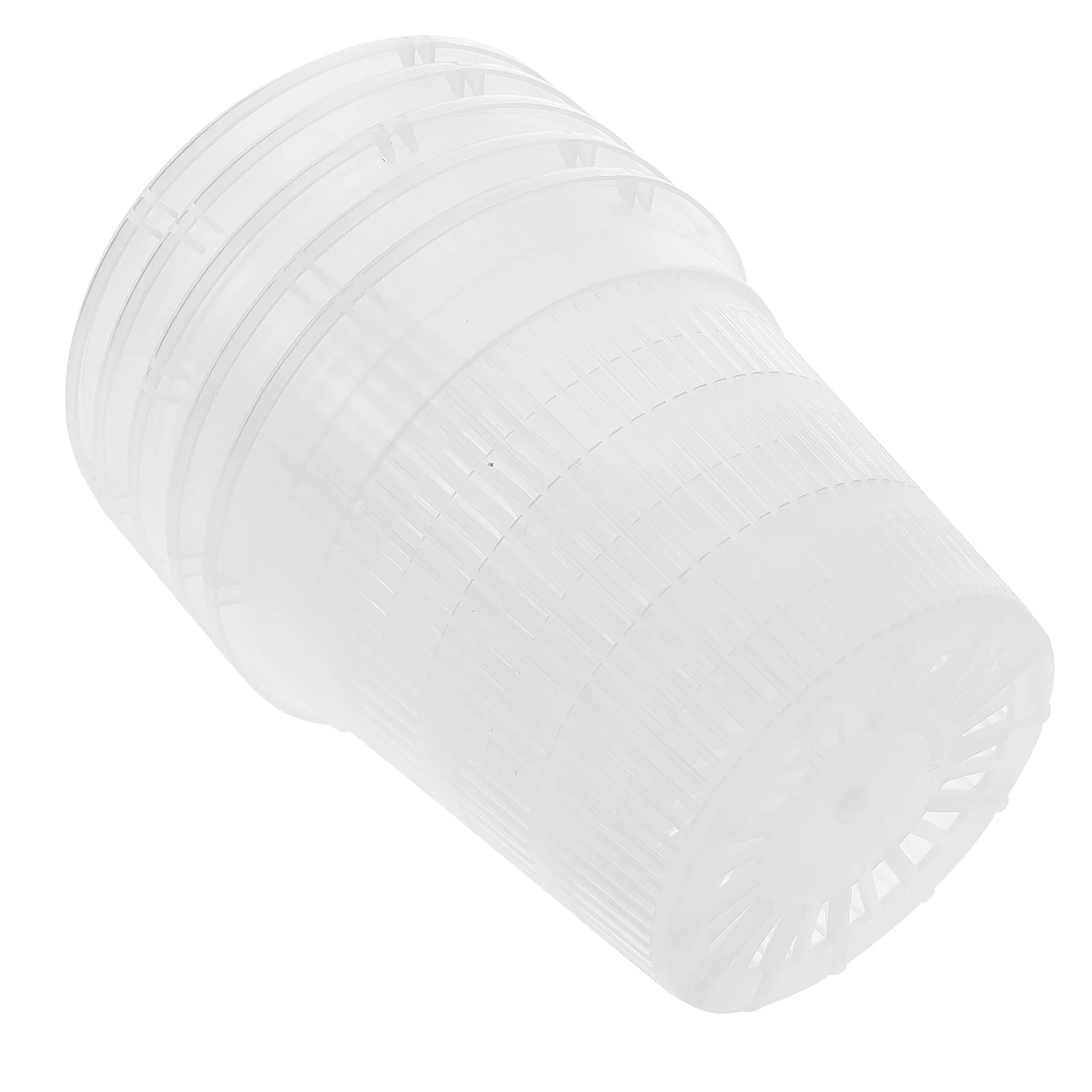 

5pcs Hydroponics Net Pot Clear Orchid Planting Baskets Aquatic Mesh Screen Bucket Strainer Garden Balcony Flower Nursery