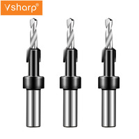 Dia.6-14mm Countersink Drill Woodworking Drill Bit Drilling Pilot Holes For Screw Counter Bore Drill Screw Countersunk 8MM Shank