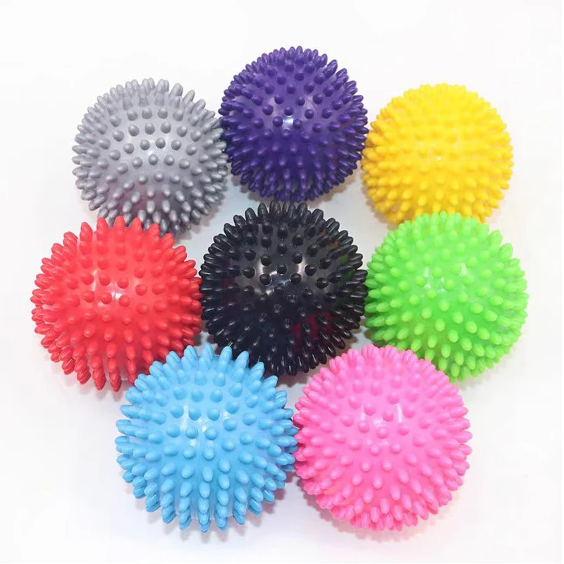 Spiky Massage Ball para Acupressão e Reflexologia do Tecido Profundo, Terapia Sensorial, Stress Reliever, Autismo, Brinquedos Sensoriais, 2pcs