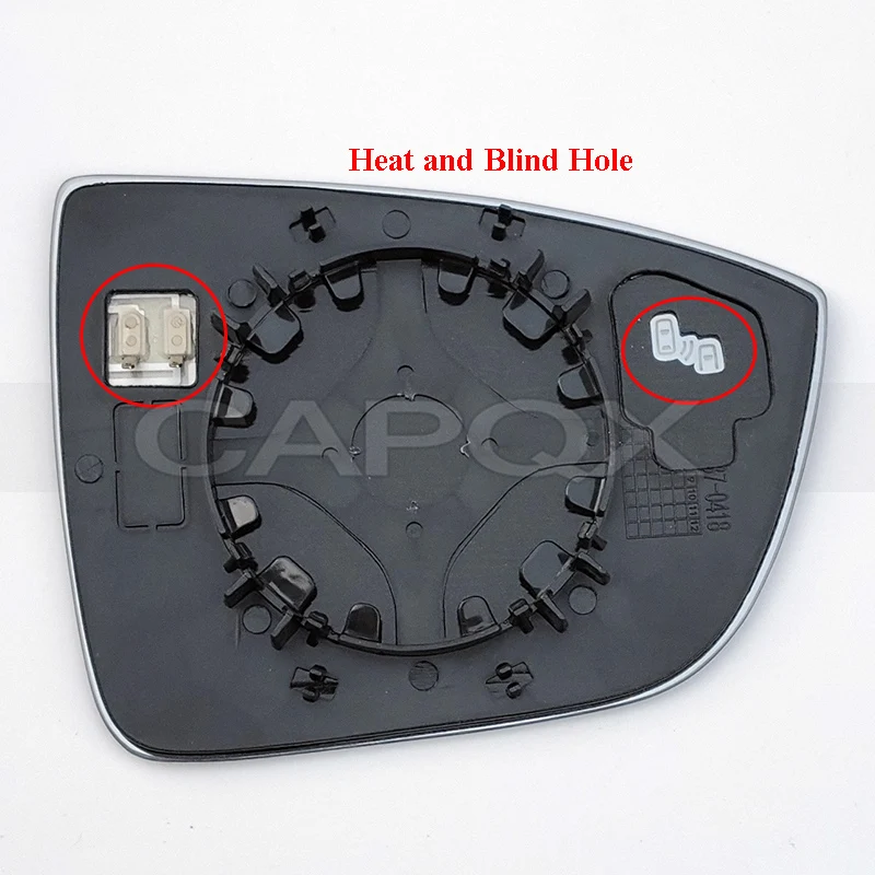 CAPQX Heating Outside White Glass Rearview Mirror Glass Lens For Changan Deepal S07 S7 Side Mirror Lens Glass With Blind Hole