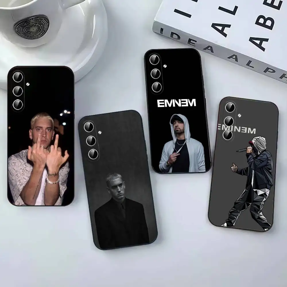 R-Rapper E-Eminem Fashion Black coque Phone Case For Samsung Galaxy A12,22,32,52,53,71,73, Note9,10,20 Ultra