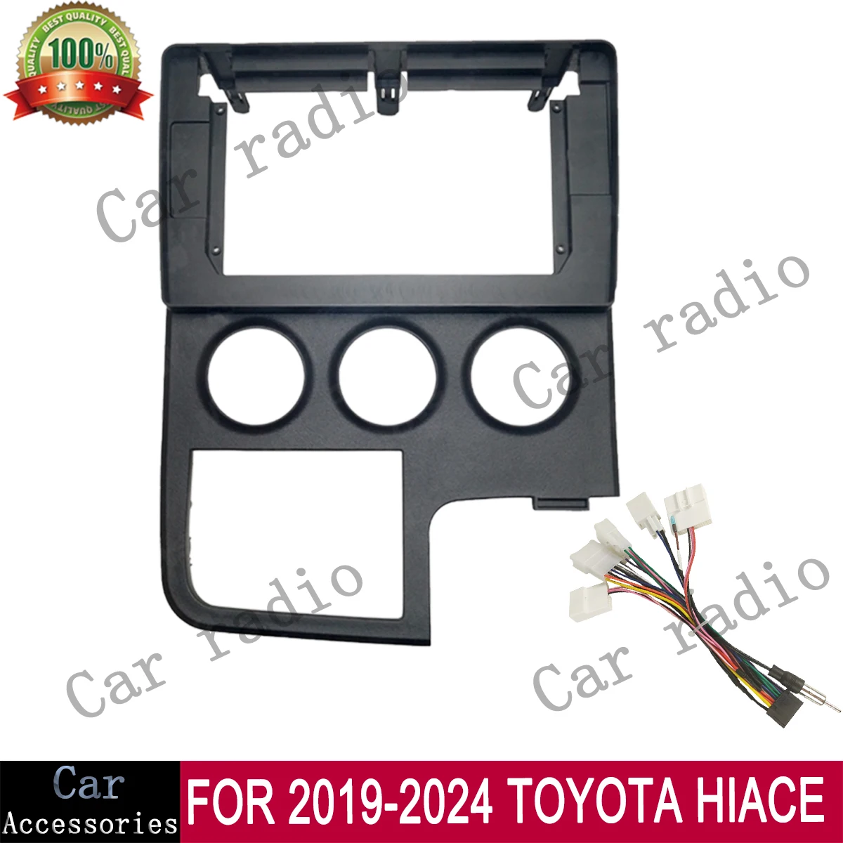 For 2010-2018 TOYOTA HIACE 10.1 Inch Car Radio Android Stereo Frame Player Head Unit Fascia Panel Dash Board Cover