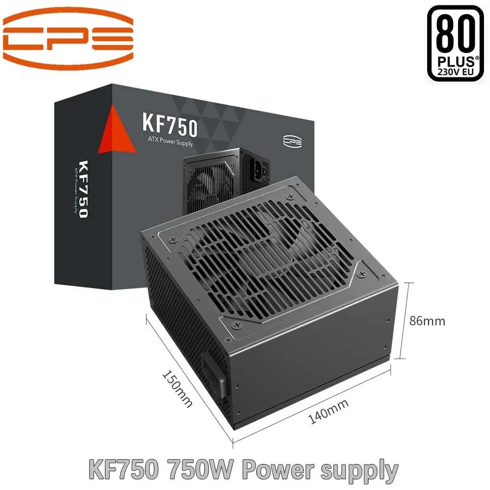 

Pccooler ATX white brand chassis power supply 200~240V non-module active 80 PLUS power supply (750W/650W/550W/450W)