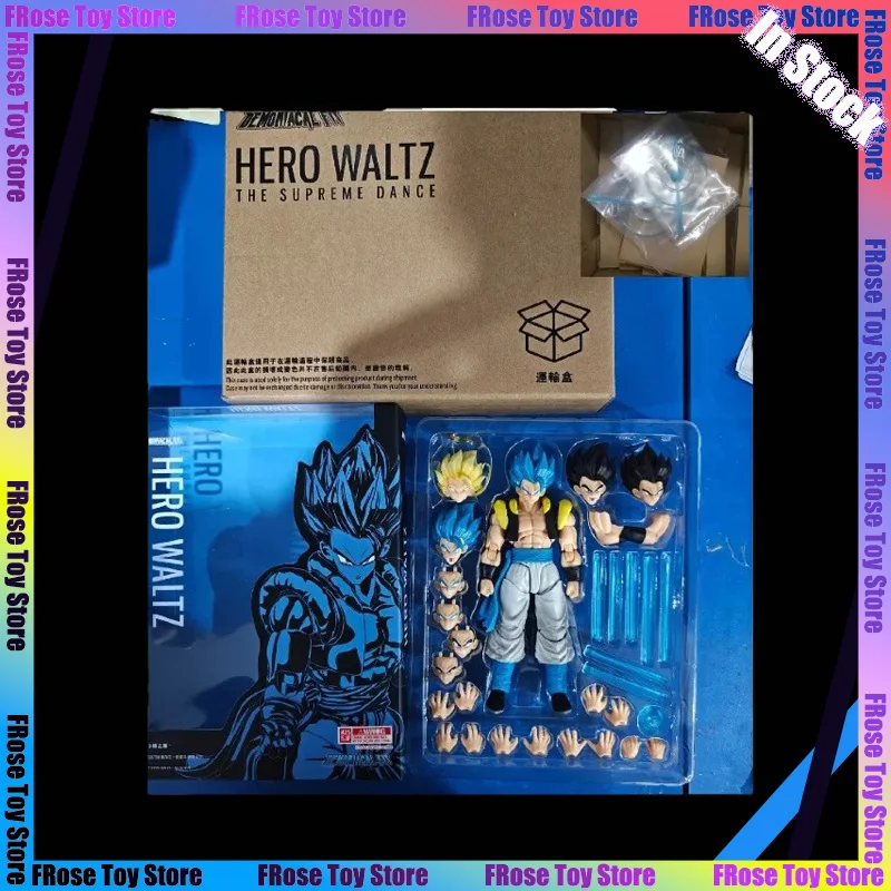 Demoniacal صالح Gogeta الشكل لعبة دراغون بول Z SHF سوبر سايان الأزرق بطل الفالس في نهاية المطاف الرقص Gogeta تمثال تحصيل لعبة الهدايا #1