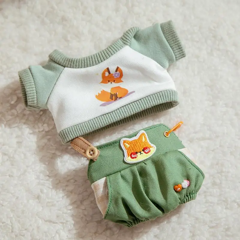 Para bebé tres V3 para muñeca de algodón de 20cm, conjunto de ropa con forma de Animal bonito, juguetes de peluche para ropa de pato molesta