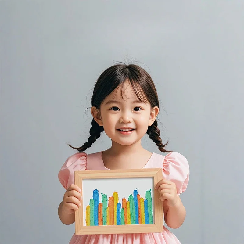 Scratch Off Foto's Regenboog Schilderij Set Kleur Kinderen DIY Kunstwerk Ansichtkaarten Kinderen Jongens Meisjes Leuk Ambachtelijk Tekenspeelgoed