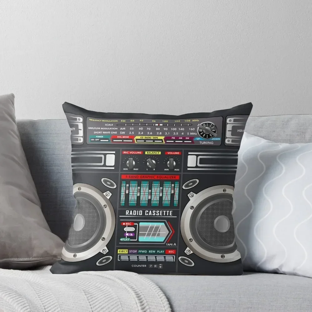 Boombox Throw Pillow Elastic Cover For Sofa Luxury Sofa Cushions pillow