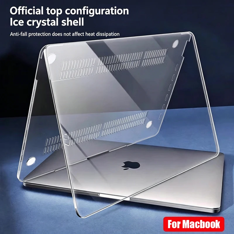 Étui pour ordinateur portable MacBook Neo 13 pouces Pro 16 2026, réplique officielle 100% compatible, coque rigide transparente en acrylique pour A3404 A2141