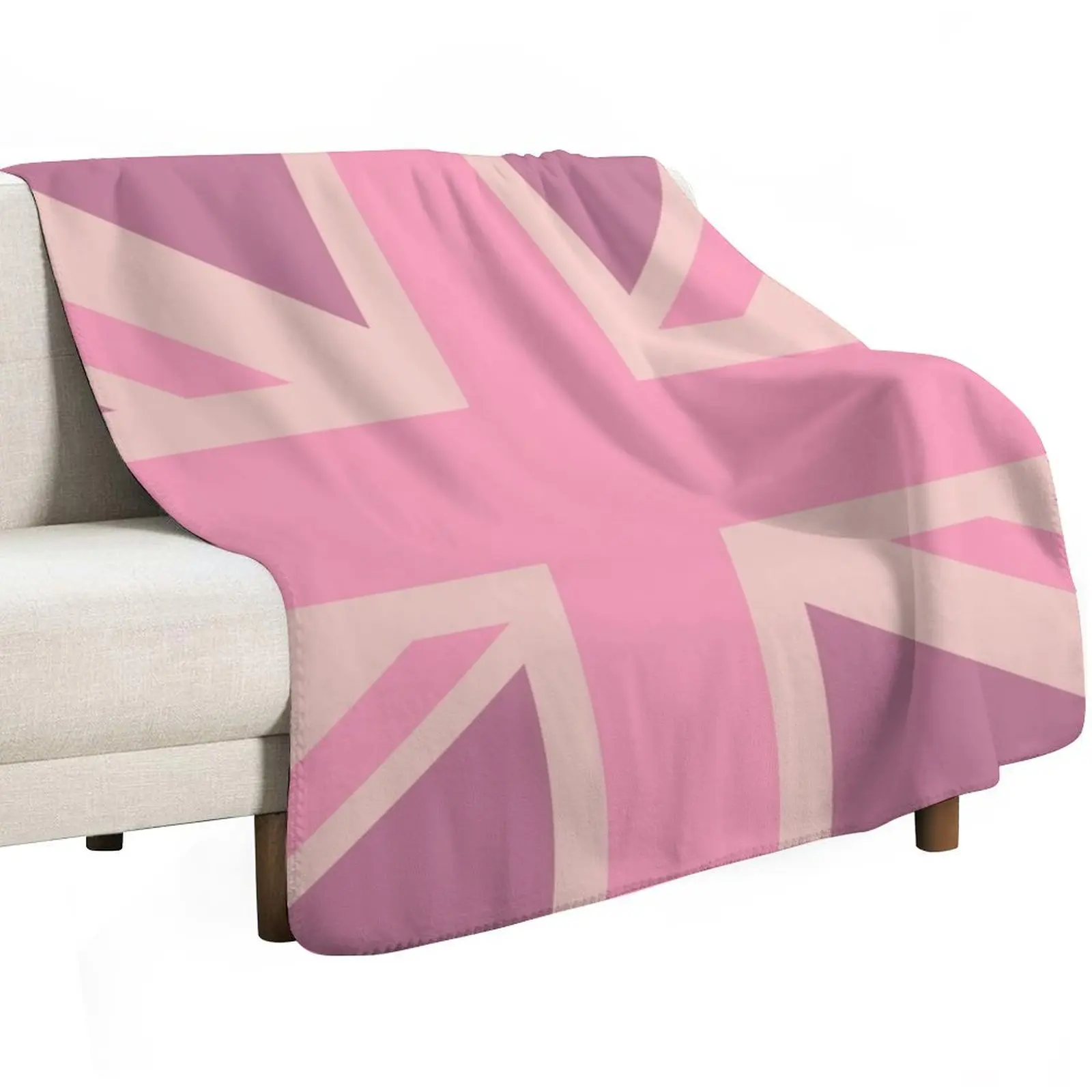 Pink Union Jack Flag Throw Blanket Blankets Sofas Of Decoration Quilt Soft Big Thin Beautifuls Furrys Blankets