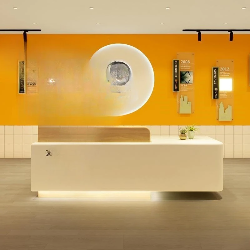 Bar cash register Clothing store Minimalist modern front desk