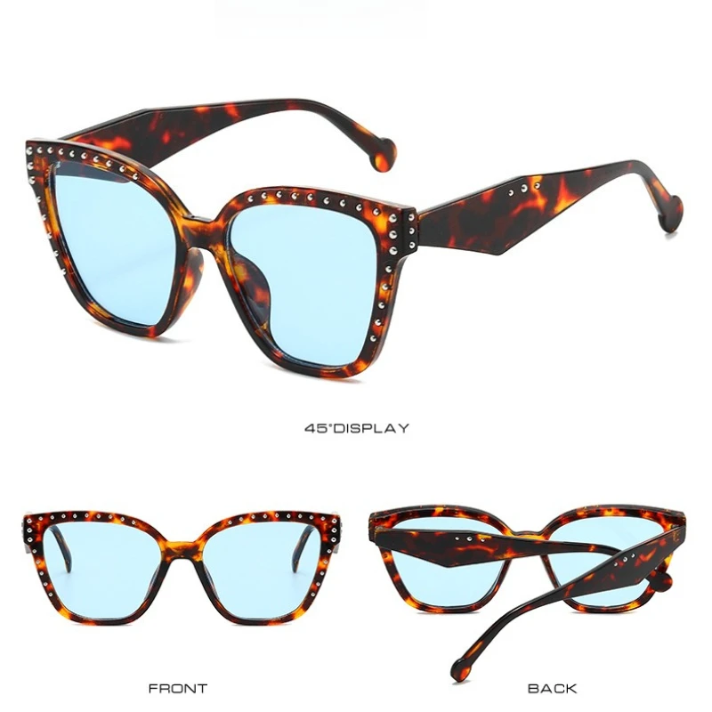 

Unisex Retro Oversized Sunglasses Fashionable Square-Frame Street Style Sunglasses Unisex Outdoor UV Protection Sunglasses