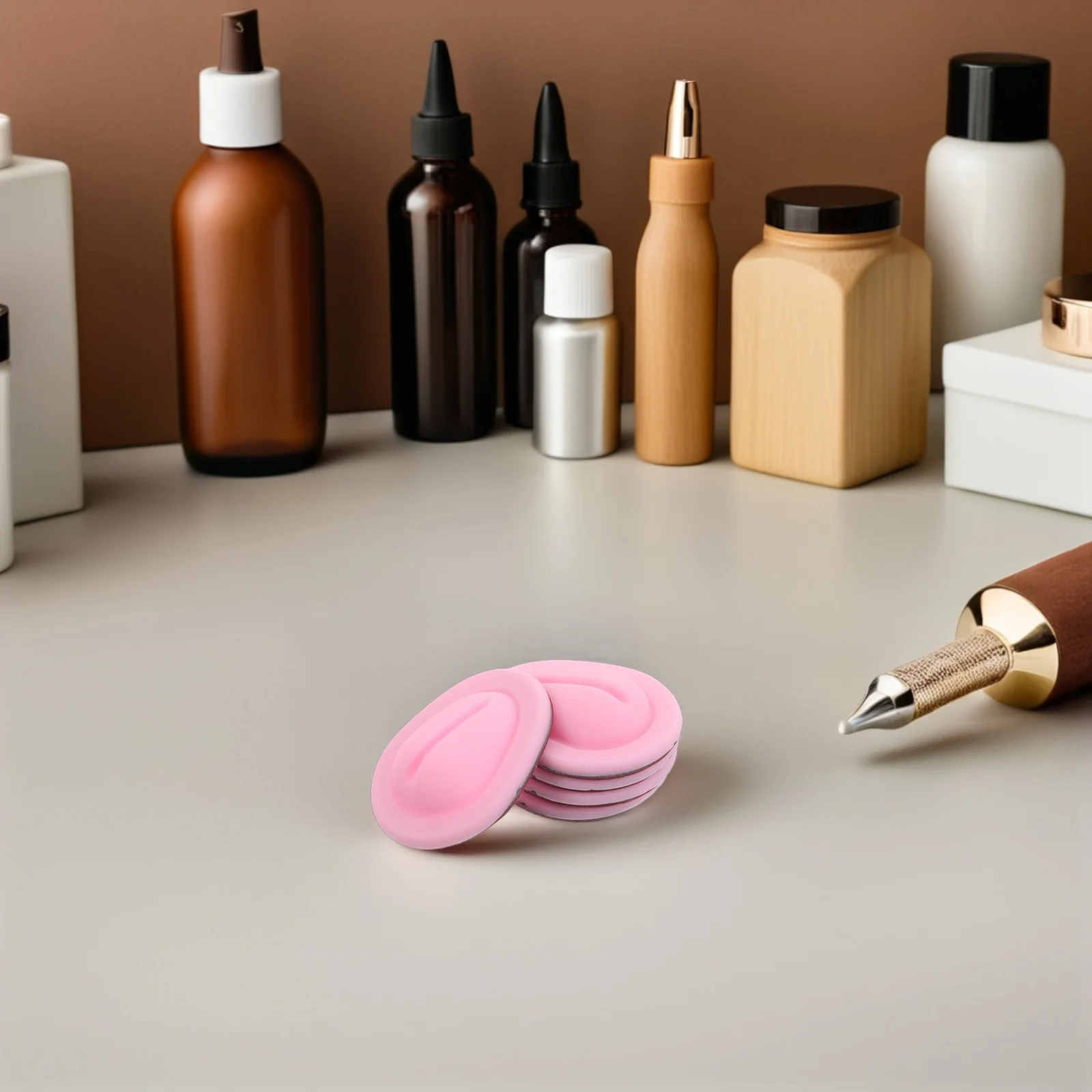 

9Pcs Car Cup Holder Limiter Silicone Pink Anti-Spill Shockproof Universal Fit Vehicle Cup Stabilizer Protector Automotive