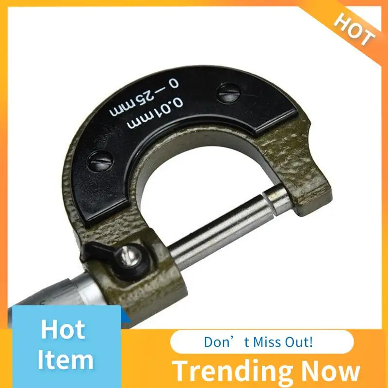 CMHI-High-Precision Micrometer Circular Tube Diameter Measuring Ruler 0-25Mm Industrial Cylinder Diameter Measuring Ruler Easy T