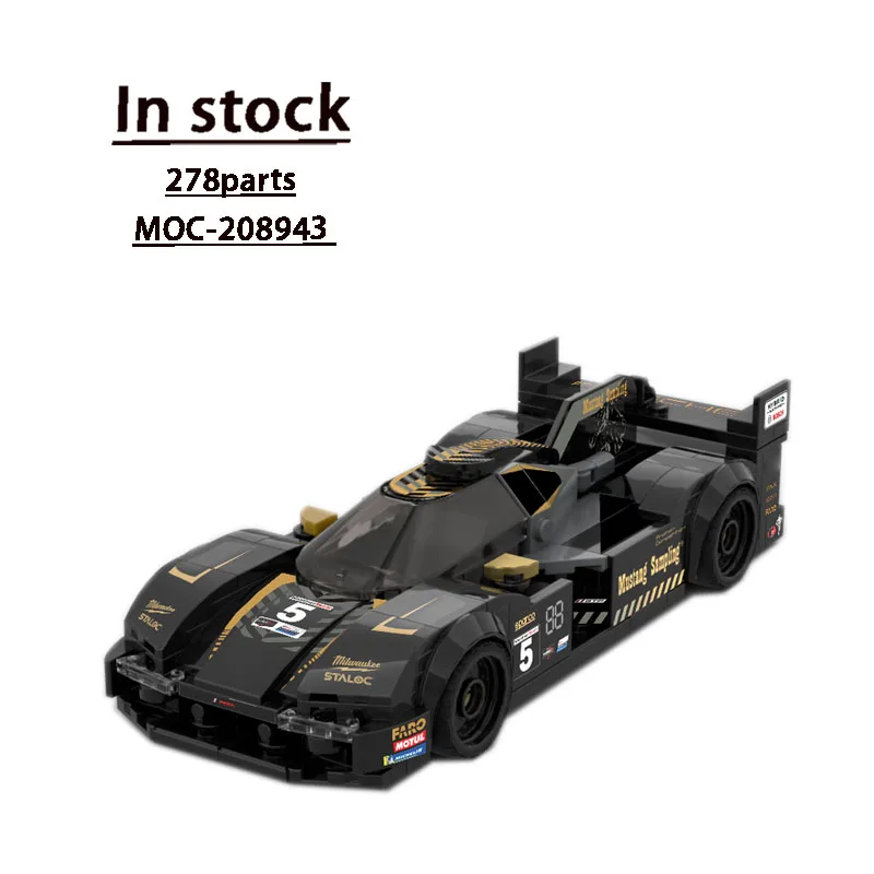 MOC-208943 Nuovi anni '90 Iconic Sports Car Racing Blocks Modello 278 PartsMOC Creativo Ragazzi Bambini Compleanno Building Blocks Regali del giocattolo