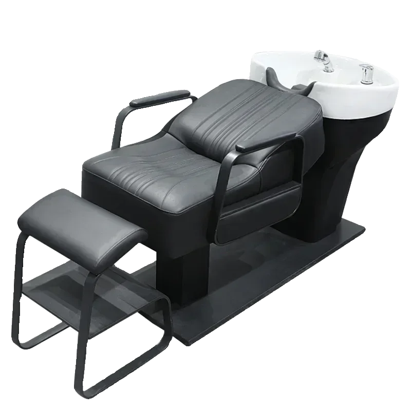 

Керамическая глубокая раковина для парикмахера, простая полулежачая промывочная кровать
